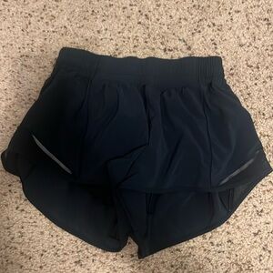 Lululemon Navy hotty-hot shorts